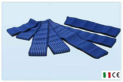 Kit Di 7 Fasce Elastiche Altezza 8Cm 2X60Cm; 2X80Cm; 2X100Cm; 1X150Cm