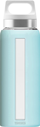 Sigg Dream Borraccia Vetro (0,65L), Borraccia Ermetica E Priva Di Sostanze Nocive, Borraccia Acqua Resistente Al Calore In Vetro Con Rivestimento In S