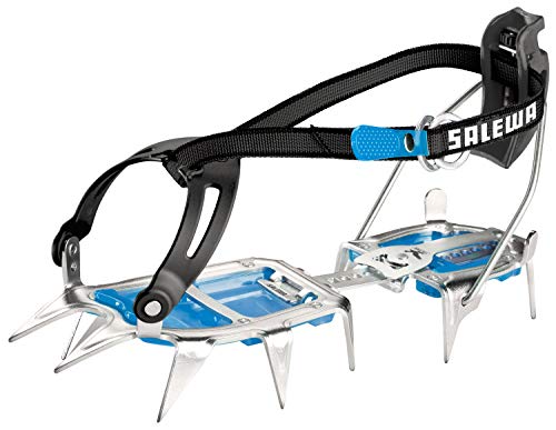 Salewa Alpinist Combi Ramponi, Unisex Adulto, Blu (Steel/Blue), Taglia Unica - Scala Di Regolazione Della Misura 35-48