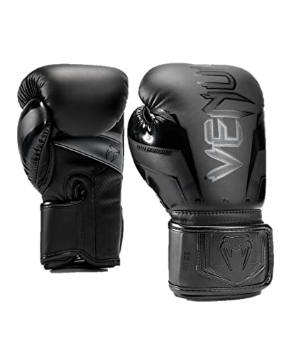 Venum Venum-04260-114-10Oz, Guanti Da Boxe Unisex Adulto, Nero, 10 Oz