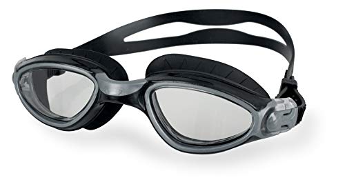 Seac Axis, Occhialini Da Nuoto, Ottimi Per La Piscina E Le Acque Libere Unisex Adulto, Nero/Argento Lt, Standard