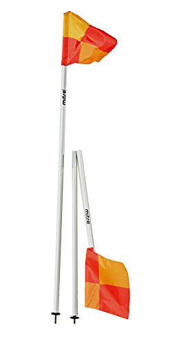 Mitre - Bandiera Angolo Pieghevole, Misura Unica, Colore: Bianco