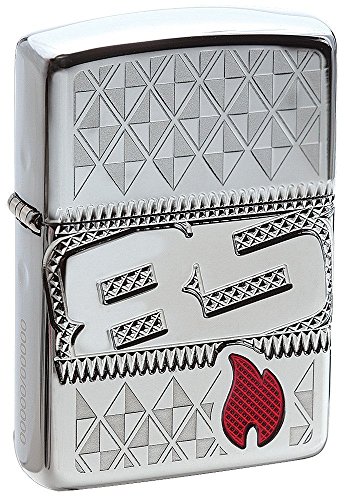 Zippo Armor Coty 85Th Anniversary, Accendino Antivento Unisex-Adulto, Finitura Cromata Lucida, Taglia Unica