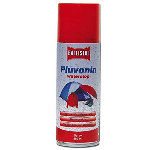 Ballistol Spray Pluvonin Waterstop Impermeabilizzante Antiacqua, 200 Millilitri