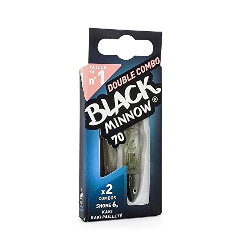 Black Minnow 70 Combos (Doble Combo - Off Shore - 6G - Kaki - Kaki Paillete)