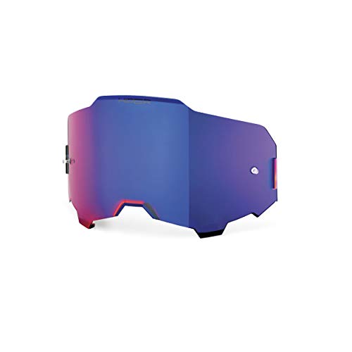 100% Lente Hd Hiper A Specchio Blu Per Armega, Taglia Unica