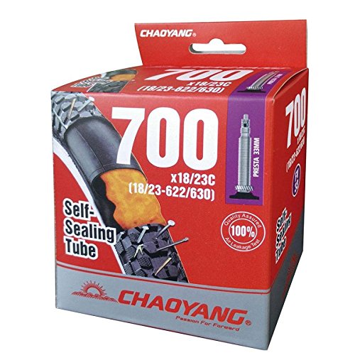 Chaoyang, Inner Tube 29X2,10-2,25 Self Repairing Presta Valve 48Mm Unisex Adulto, Nero, One Size