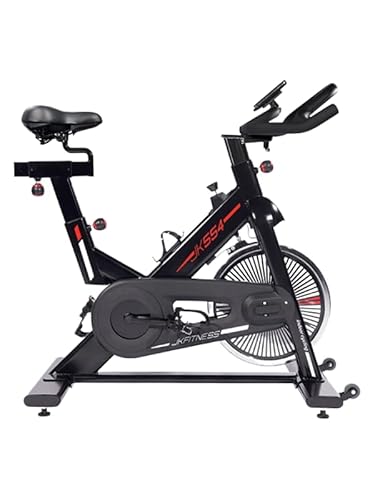 Jk Fitness Jk 554 Indoor Bike - Volano 22 Kg - Trasmissione A Cinghia