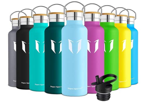Super Sparrow Borraccia Bambini, Bottiglia Termica Senza Perdite - 620Ml, Senza Bpa Borracce, Per Scuola, Sport, Campeggio, Yoga, Palestra, Ciclismo