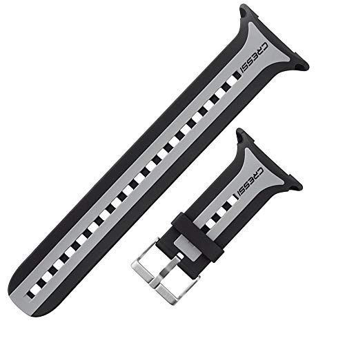 Cressi Cinturino Per Diving Computer Leonardo, Parte Ricambio Originale, Nero/Grigio