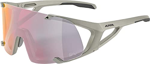 Alpina Unisex - Adulti, Hawkeye Qv Occhiali Sportivi, Cool-Grey Matt, One Size