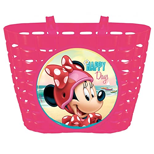 Disney Minnie Mouse, Cestino Per Bicicletta Ragazza, Multicolore, S