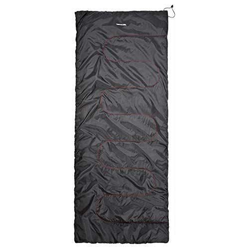 Trespass Envelop-Sacco A Pelo 3 Stagioni, Unisex, Set Nero, Taglia Unica
