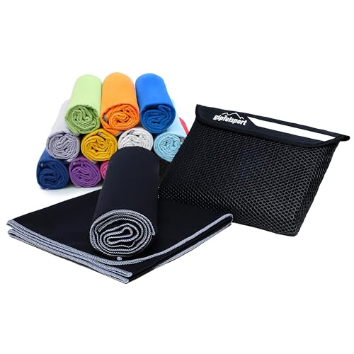 Gipfelsport Asciugamano Microfibra Antracite 1X M(110X50Cm)
