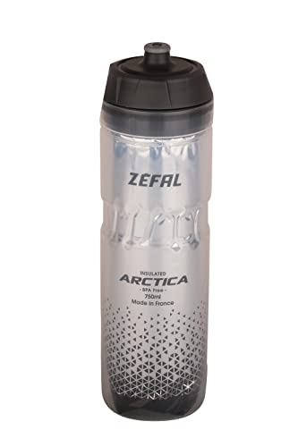 Zéfal Arctica, Borraccia Termica Per Bicicletta Unisex-Adulto, Nero, 750 Ml, Polipropilene