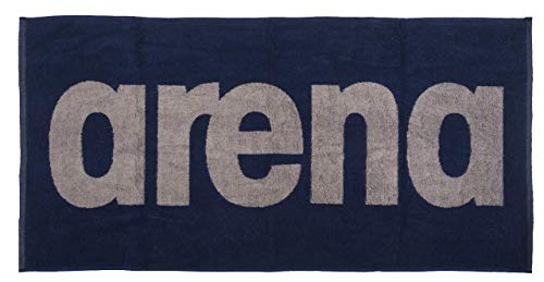 Arena Gym Soft Towel, Asciugamano Unisex, Blu (Navy-Grey), Taglia Unica