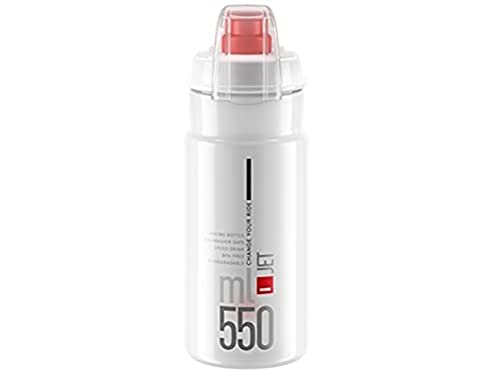 Elite Jet Plus Borraccia Trasparente/Rosso 550 Ml