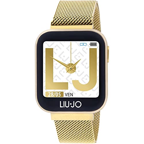 Liujo Smartwatch Touchscreen Da Donna Swlj004, Contapassi, Oro