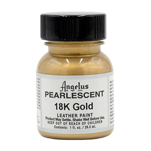 Angelus Leather Paint 1 Oz Pearl 18K Gold
