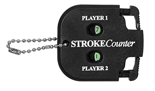 Longridge Golf 2 Player Stroke Counter 2 Player Stroke Counter - Nero