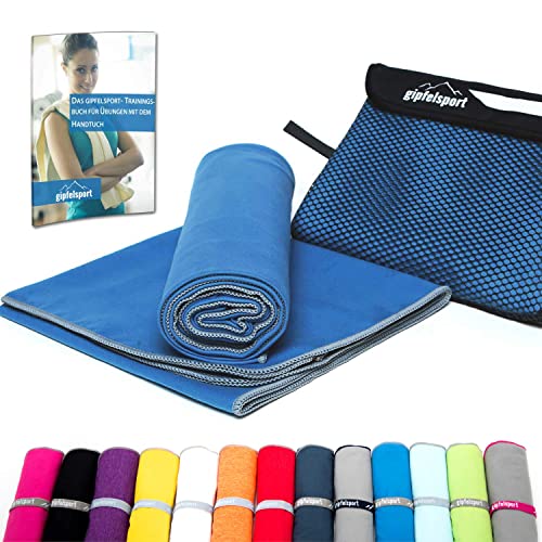 Gipfelsport Asciugamano Microfibra Blu 1X S(80X40Cm)