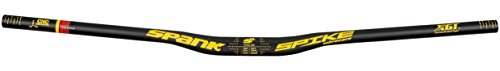 Spank Unisex Spike 800 Race Bar, Vibro Core, Xgt, 31.8 Mm Manubrio, Unisex, Spike 800 Race Bar, Vibro Core, Xgt, 31.8 Mm, Nero/Giallo, 30 Mm