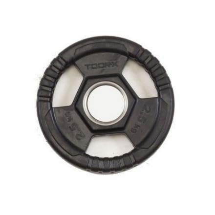 Toorx Disco Ghisa Gommato Kg 2.5 Diam.50 Mm