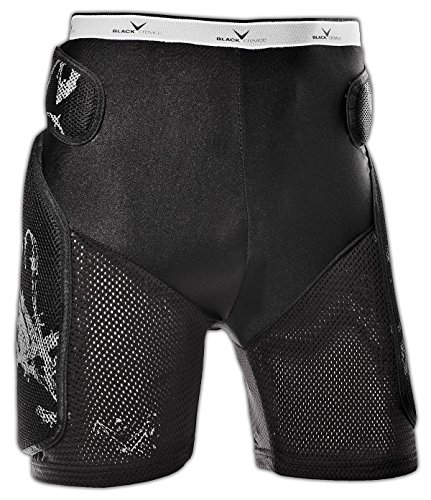 Black Crevice Crevice, Pantaloncini Protettivi Unisex – Adulto, Nero, Xl