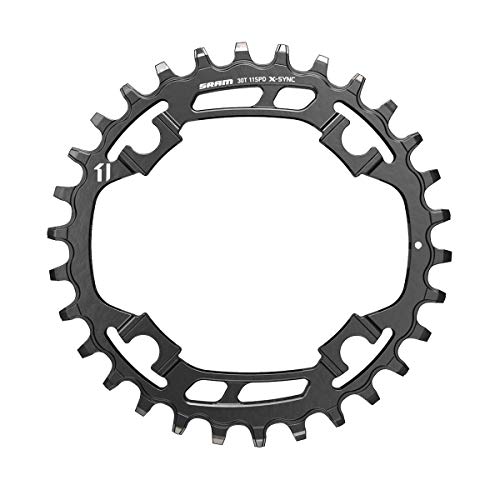 Sram Nero Accessorio Apex1 Corona 44 11 Velocità Bcd 110Mm Unisex Adulto, Standard