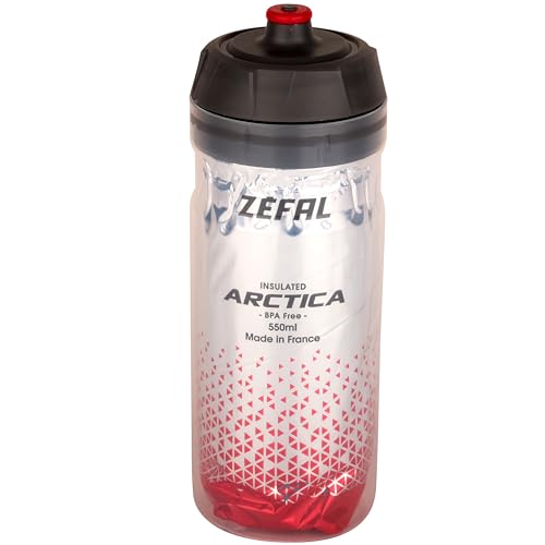 Zefal Arctica 55 - Borraccia Isolata, 550 Ml, Colore: Rosso