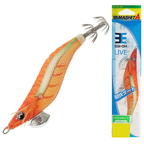 Yamashita Totanara Neon Bright Artificiale Squid Egi Oh Live Neon Bright Color 069 10Gr