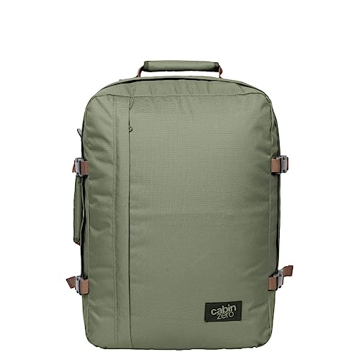 Cabinzero Classic Backpack 44L, Zaino Adulti Unisex, Georgian Khaki, 36X51X19