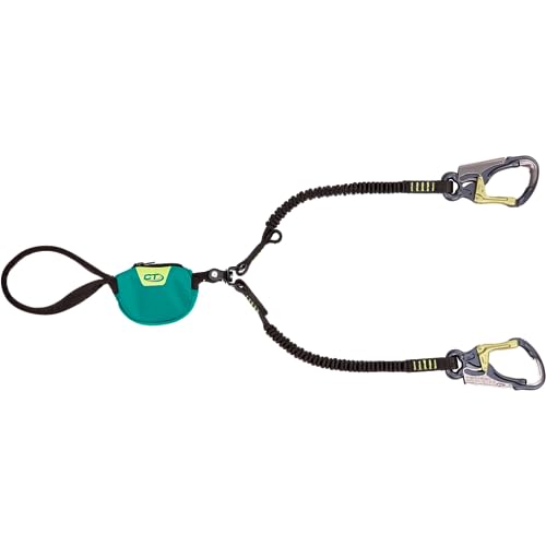 Climbing Technology Set Da Ferrata Top Shell Compact Slider, Green-Lime