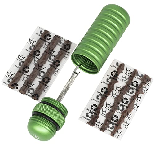 Peaty'S Holeshot Tubeless-Kit Per Puntura, Plugger Per Pneumatici Unisex, Smeraldo, Taglia Unica