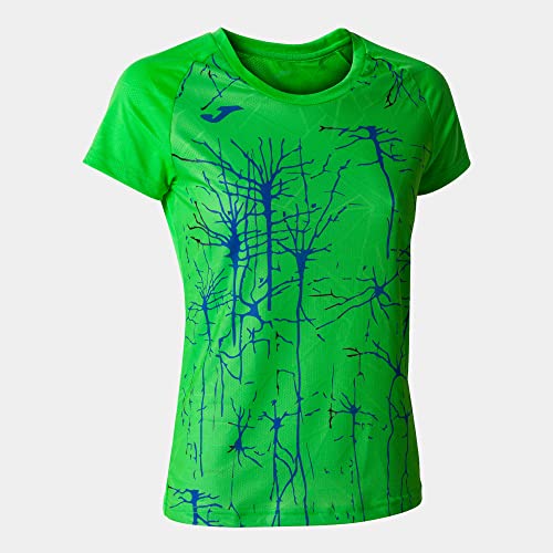 Joma Maglietta A Maniche Corte Élite Ix, Verde Fluo, M Donna