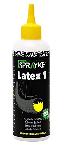 Sprayke 8027354603802, Sigillante Tubeless Latex 1 200 Ml Unisex-Adult, Nero
