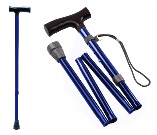 Tiga-Med Walking Stick, Aluminium, Blue By Tiga-Med