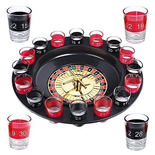 Schramm® Drinking Game Roulette Incl. Confezione Regalo Party Game Drinking Game Per Adulti