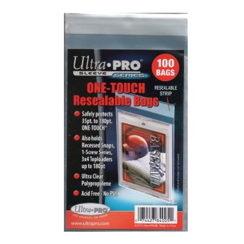 Ultra Pro One Touch - Buste Richiudibili In Polietilene, Confezione Da 100