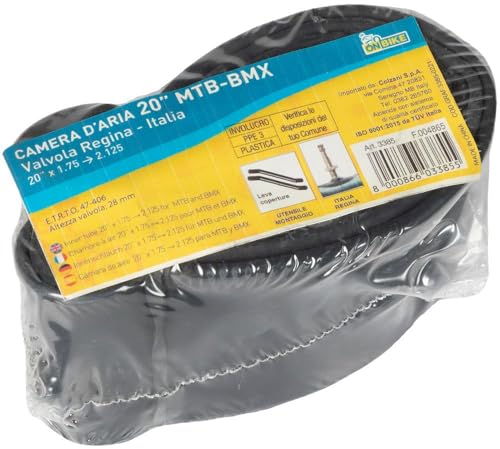 Camera D'Aria Singola Bici 20" X 1.75 - 2.10 E.T.R.T.O. 47-406