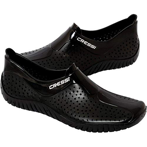 Cressi Water Shoes, Scarpette Sportive Uso Acquatico/Mare/Spiaggia Adulti, Ragazzi E Bambini, Nero, 42 Eu