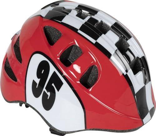 Casco Di Sicurezza Bici Bambino Regolabile Taglia S 52-56 Cm Blu Aerodinamico Fori