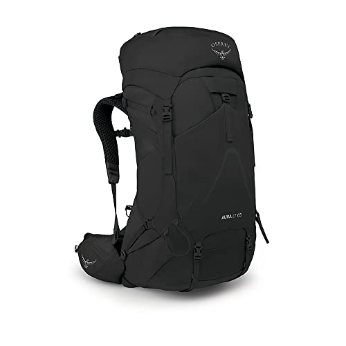 Osprey Aura Ag Lt 65 Womens Backpacking Backpack Black Wm/L