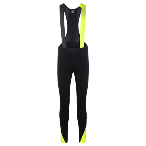 Gorewear C5 Thermo Salopette+, Nero/Neon Giallo, M