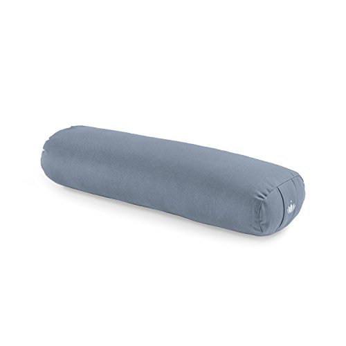 Lotuscrafts Bolster Yoga Rettangolare Per Yin Yoga - Ripieno Di Kapok - Rivestimento In Cotone Lavabile - Cuscino Yoga Bolster - Rullo Per Yoga - Cusc