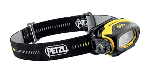 Petzl E78Ahb 2 Pixa 1 Headlamp, Adatto Per Illuminazione Di Prossimità Con Tecnologia Luce Costante, 60 Lm, Nero/Giallo