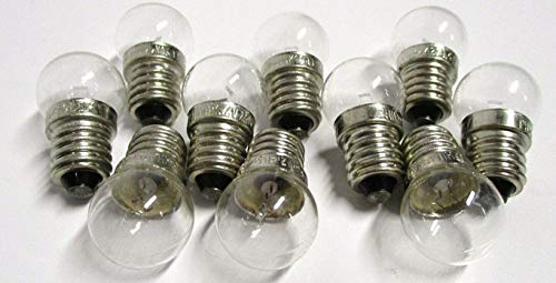 B.B. 10 Lampadine Anteriore Per Bici Fanale A Dinamo Luce 6 V 3W Lampadina Bicicletta