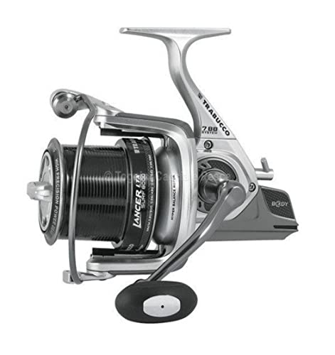 Trabucco Mulinello Lancer Ltx Surf 6500 Art. 035-13-100, Corpo E Rotore Ultraleggeri In Carbonio. Grigio