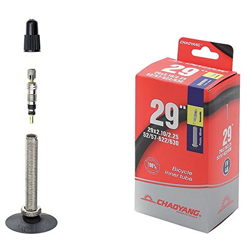 Chaoyang, Inner Tube 29X2,10-2,25 Removable Presta Valve 48Mm Unisex Adulto, Nero, One Size