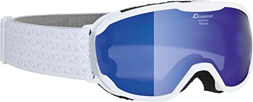 Alpina Unisex - Bambini, Pheos Mm Occhiali Da Sci, White, One Size